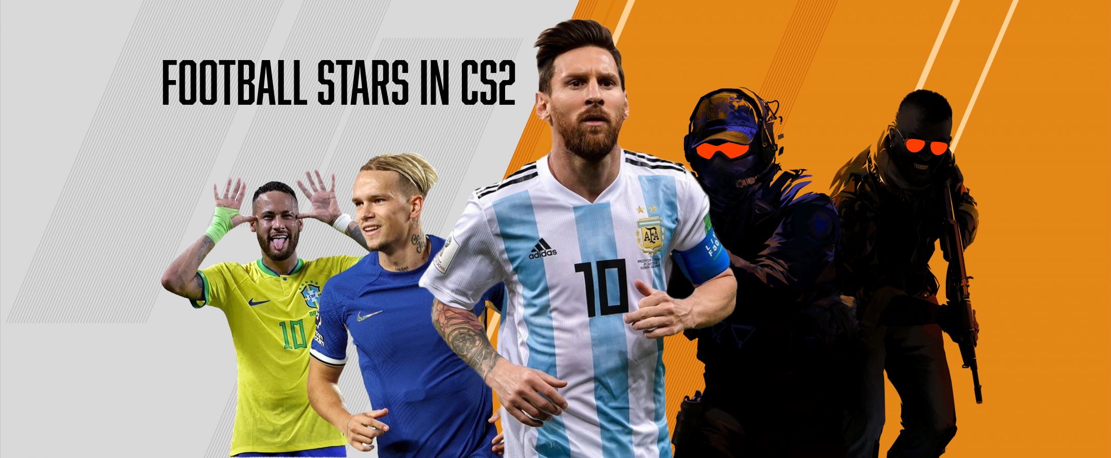 Score on the Field, Frag on the Server: Football Stars in Counter Strike 2