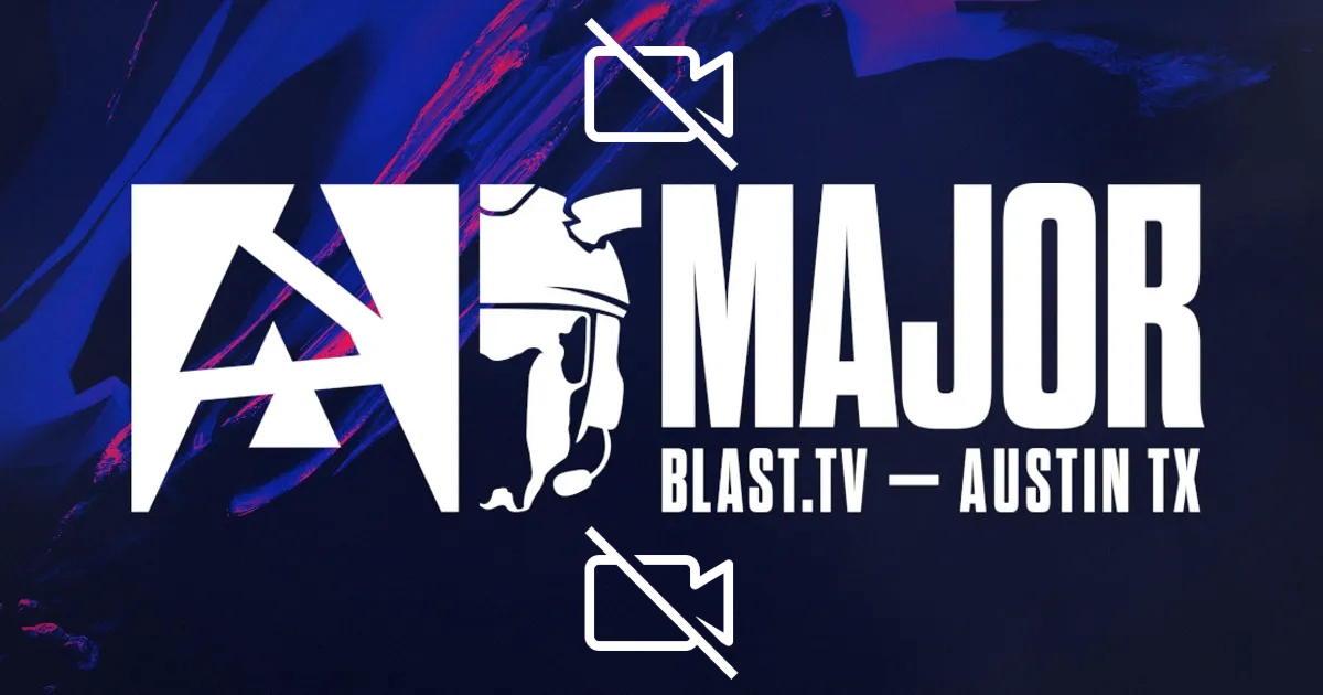 BLAST Austin Major Revokes Co-streaming for EVERYBODY.