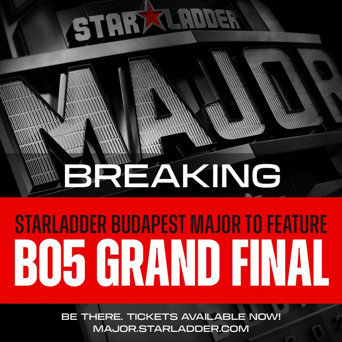 Budapest Major to be first BO5 Major Grand Final